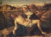 Gentile Bellini Pieta oil on canvas